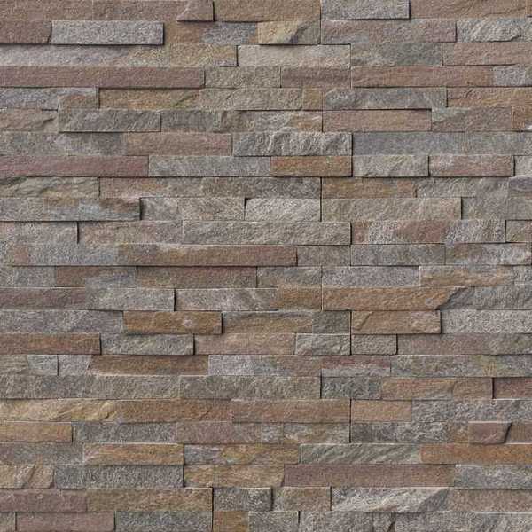 Msi Amber Falls Splitface Ledger Panel 6 In. X 24 In. Natural Quartzite Wall Tile, 6PK ZOR-PNL-0047